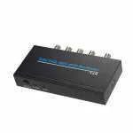 fdealz SDI 4 Port Splitter Mini Extender HD-SDI 3G-SDI 1x4 Splitter Distribution Amplifier Repeater