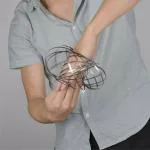 Saudeep India Trading Corporation Stainless Steel Flow Ring Kinetic 3D Sculpture Toy Multi Sensory Interactive Spring Toy for Kids and Adult Online at Low Prices in India - Amazon.in