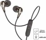 U&I Brown In The Ear Pasta Series Extra Bass Wired Earphone With Mic Wired Headset