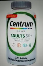 Centrum Silver Adults 50+ Multivitamin, 325 Tablets (Made by U.S.A)