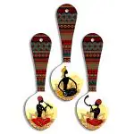 Suveharts Rajasthani Art Wooden Wall Hanging | Home Decor Items - Spoon-0016