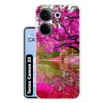 Snazzy Multicolor Silicon Shock Proof Back Cover for Tecno Camon 20