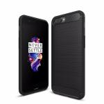 Zapcase Black Rubber Back Cover For OnePlus 5 18 x 9.6 x 1.8 cm