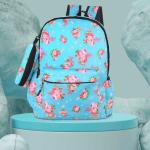 HBC school bag/ school bag for girls/ girls bag/ college bag/ bts bag 14 L Backpack (Blue)