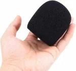 kh Foam Mic Cover Handheld Microphone Windscreen (Black Pack of 2)