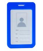 Shining Zon Vertical Insertable 2 Side Display Box ID Card Holder for Men and Women for Office School College with Premium Lanyard (Pack Of 15)