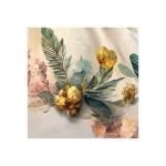 Random Printed Multicolor Small Flower Art Canvas Painting