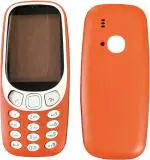 Imbi Nokia 3310 Orange Plastic Replacement Front And Back Panel (Set Of 1)