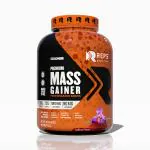 REPS NUTRITION Mass Gainer Saffron For Serious Muscle Growth - High-calorie Formula, Essential Proteins Companion For Mass Building And Fitness Success (3Kg) __