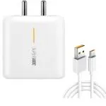 mPix 65W Quick Charger Compatible With Oppo F19 Pro+ 5G/ F19/ A77s/ A76/ A78 5G/ Reno8 Pro/ Reno 8T/ F19 Pro Plus 5G/ K10 5G/ F21 Pro 5G