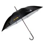EUME Forlin Auto Open 23 Inch 1 Fold Unisex Black and Silver Color Umbrella