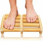 KANBI Set of 1 Wooden Roller Manual Foot Massager Body Stress Buster & Accupressure Point Device Relaxation Foot Massager and Legs Pain Relief Massager Health Care Product