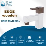 PureFlow 34102-WD Pillar Cock Tap for Bathroom and Kitchen Sink - Premium Faucet with Elegant Design - Stylish Wash Basin Taps for Home Use - Durable and Versatile Kitchen Sink Tap