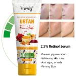 KURAIY 100% Ubtan Facial Cleanser Brush Head Design Face Massage Washing Deep Cleansing