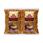 GHOTARAM GFP Chat Pata Chana Jor Garam Namkeen Roasted Chana Jor Chanachur/Namkeen/Spicy Chickpeas with Other Snack Ingredients|Healthy Snack|100% Oil-Free | Roasted Snack-150g*2Pack