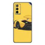 GADGETSWRAP Printed Vinyl Skin Sticker for Vivo 23e (5G) - Yellow Car