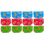 Risheeraj Plastic Nappy Cloth Nappies Diapers Langot for New Born Baby (Free Size, Pack of 12)