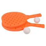 Glitter Collection Kids Tennis Bat with 2 Ball , Tennis Recquest (Random Colour ) TENBAT