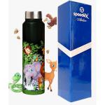 Speedex Stainless Steel Water Bottle 1 Litre Leakproof (Pack of 1, Black, Brown, Steel)