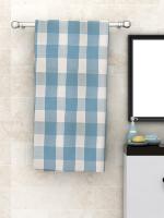 Athom Trendz Blue Pin Stripes 100% Premium Cotton Quick-Dry & High Absorbant Bath Towel 75x150 cm