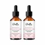Globus Remedies Glycolic & Salicylic Acid Anti Acne Face Serum, Reduces Pimples and Unclogs Pores, For Oily & Acne Prone Skin, 50ml, Set of 2