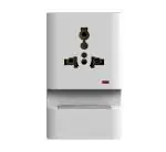 Prime deal Standy Standy Multiplug 3 in 1 - (White) - With Stand, 125 Volt 2 Pcs