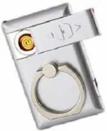Rectitude Multicolor Metal USB Chargeable Ring Lighter