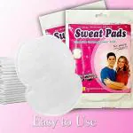 Paysar Self Stick Disposable, Washable and Reusable Underarm Sweat Pads for men and women ( Pack of 10 )