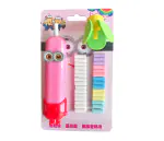 Triple Paper Electric Eraser Minion Design 30 Extra Erasers & 1 Fan Pink Color