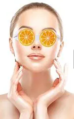 AD eshop Ice Eye Mask Reusable Cooling Eye Mask, Hot and Cold Eye Mask Pack for Puffy Eyes, Dry Eyes, Dark Circles, Migraines and Tension Relief (Orange)),Blue