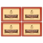 KA KHADIARK Natural Shikakai Bath Soap| Herbal Soap| Natural Soap| Khadi Soap| Organic Soap for Men & Women 125gm Pack of 4