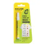 Kikgerm Plant Based Instant Stain Remover Pen for Clothes - Removes Tough Stains, Easy to Use, Travel Friendly - Natural, Eco-friendly, Non-toxic, Biodegradable - 9 Ml Green Pack of 1)
