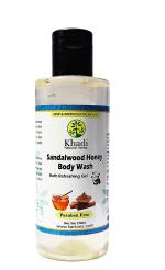 Khadi Natural Herbal Sandwood Honey Body Wash For Men & Women Pack of 1|Khadi Body Wash|Body Wash|Body Shower Gel|Herbal Body Wash
