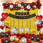 GROOVY DUDZ Happy Anniversary Decoration Items 1st, 25th,50th Wedding Anniversary Decor (Set of 70)