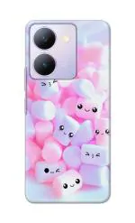Tweakymod Printed Marshmallows Back Cover for VIVO Y27 5G