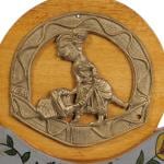 Jharcraft (A Jharkhand Govt. Enterprise) DHOKRA MOMENTO WITH WOODEN