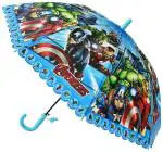 CHAATEWALA Multicolor Cartoon Printed Superhero Avenger Umbrella (48.3 x 61 x 12.7 cm)
