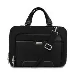 HARRISONS Spartan Overnighter 12L Briefcase for Men & Women Vegan Leather 15.6