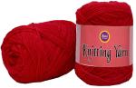 Simi Enterprise Red Acrylic Wool Ball Hand Knitting Wool, Art Craft Soft Fingering Crochet Hook Yarn, Needle Knitting Yarn Thread Dyed-Gb Art-Aff, 150 G