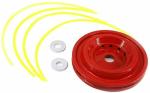 SHORI Red Metal Head Three Washers Fit Brush Cutter And Grass Cutting
