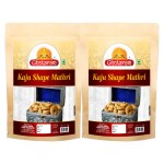 Ghotaram Bachcho Ka Favourite Tasty Yummy Healthy Snack All purpose flour Kaju Mathri Matthi | Made In Groundnut oil Crispy Ready to Eat Matthi Mathi Mattri Namkin Namkeen Snack-1Kg*2Pack