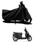 KEDIT New Hero Pleasure 110 Water Resistant - UV Protection, & Dust Proof Sun Protection Full Bike - Scooty Two Wheeler Body Cover for Hero Pleasure 110 (Black Colour)