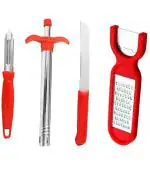 ProtosIndia.Net 4 in1 Kitchen Tool Set Gas Lighter + Knife + Peeler + Bottle Opener