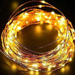 SINOMAN 10 Mtr 100 LED Warm White, Battery Operated, Strip Fairy Lights/led String Lights for Decoration/String Light/Diwali Lights for Decoration for Home (10 MTR 3AA_WW)
