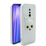 Sonty Redmi 8A Dual White Faux Leather Shock Proof Mobile Back Cover