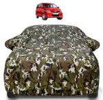 Auto Hub Chevrolet Enjoy Car Cover with Mirror Pocket and Soft Cotton Lining,Waterproof Chevrolet Enjoy Car Body Cover, Army Print