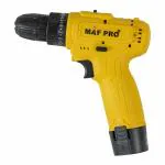 MAFPRO CORDLESS DRILL CDLI12121 Cordless Screwdriver Drill Machine with 2 Batteries 1.5AH 10MM
