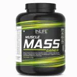 Inlife Muscle Mass Gainer with Whey Protein Powder Body building Supplement, 3KG