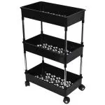 Aexoniz Toys present Layer Rolling Storage Rack with Wheels Kitchen Storage Organizer Trolley