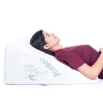 FOVERA Acid Reflux Bed wadge Pillow 11inch (White Bamboo)
